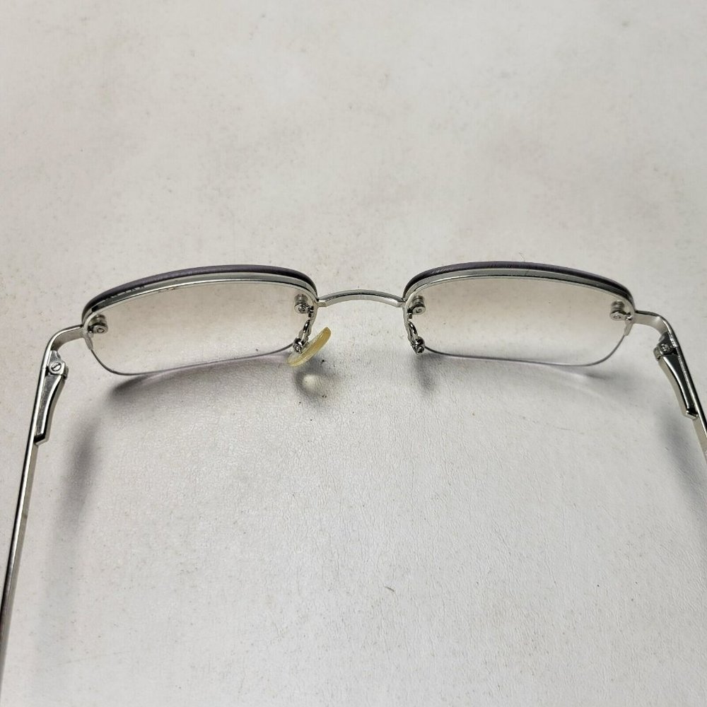 Ralph Lauren Rectangular Half Rim Silver Eyeglass… - image 4